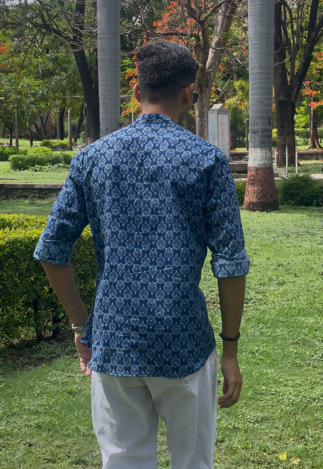 "REHMAT" full sleeves short kurta