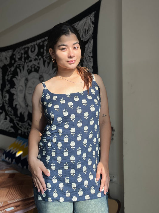 "Kamal" - sleeveless short kurti