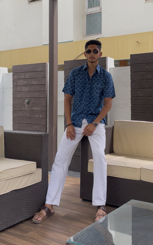 "NEHAL" half sleeves shirt