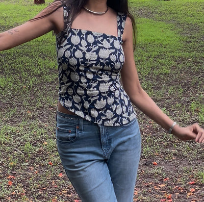 "CHANDNI" - corset short top