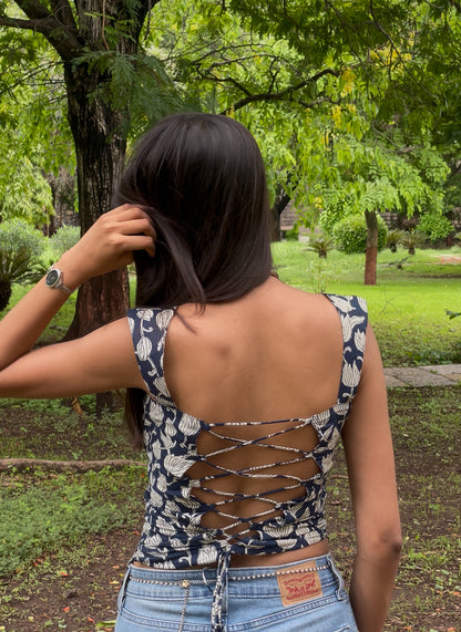 "CHANDNI" - corset short top